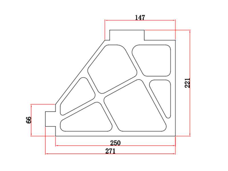 萬瓦及地軌激光切割機(jī)專用航空鋁橫梁